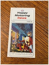 Esso Happy Motoring News Oct 1966 Humble Oil Gas Tiger Tank Texas Gulf Coast