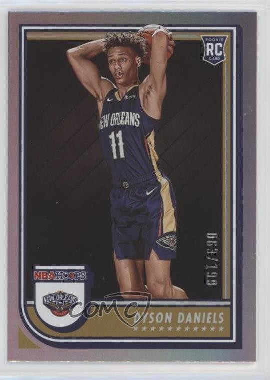 2022-23 Panini NBA Hoops Rookies Silver 63/199 Dyson Daniels #238 11qd
