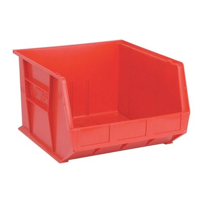 QUANTUM STORAGE SYSTEMS QUS270RD Hang and Stack Bin,Red,PP,11 in 9JZ13