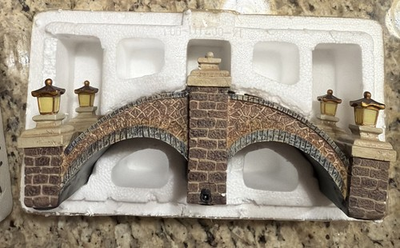 #ad Hawthorne Village Thomas Kinkade Cobblestone Brook Bridge 2008 $30.59