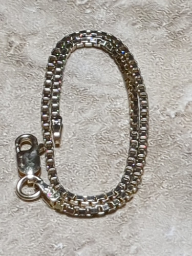 Milor Sterling Silver Box Chain Bracelet (Gold Plated)