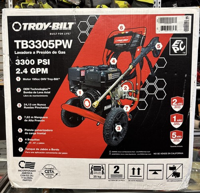 #ad #ad Troy Bilt 3300 PSI 2.4 GPM Gas Pressure Washer TB3305PW $399.99