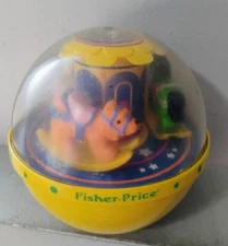 Vintage Fisher-Price Roly Poly Chime Ball Toy