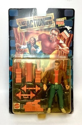 Vintage Sealed 1993 MATTEL ''Last Action Hero'' Dynamite Jack Stunt Figure