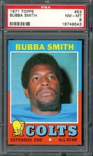 1971 Topps #53 Bubba Smith PSA 8