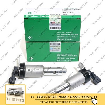 2PCS Oil Control Valve Engine Variable Timing Solenoid Vanos For BMW N52 07-13