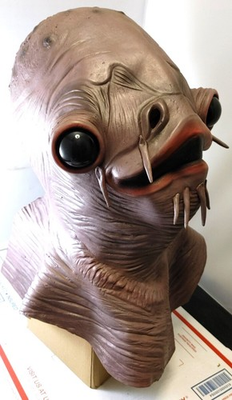 #ad Admiral Ackbar Star Wars Latex Halloween Full Over Head Mask $74.95