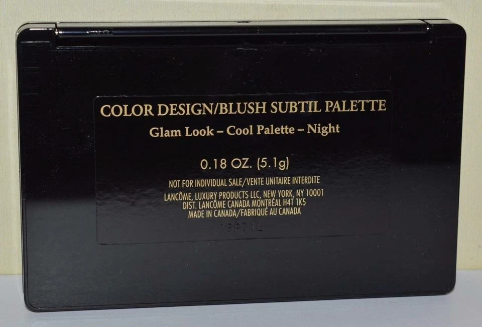 Lancome Color Design/Blush Subtil Blush Palette~ GLAM LOOK -Cool Palette- NIGHT~ - Image 3 of 3