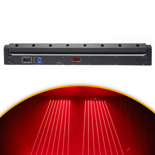 DJ laser Light 8 Eyes RedBeam Bar Moving Head Stage Lazer Lighting Disco Club