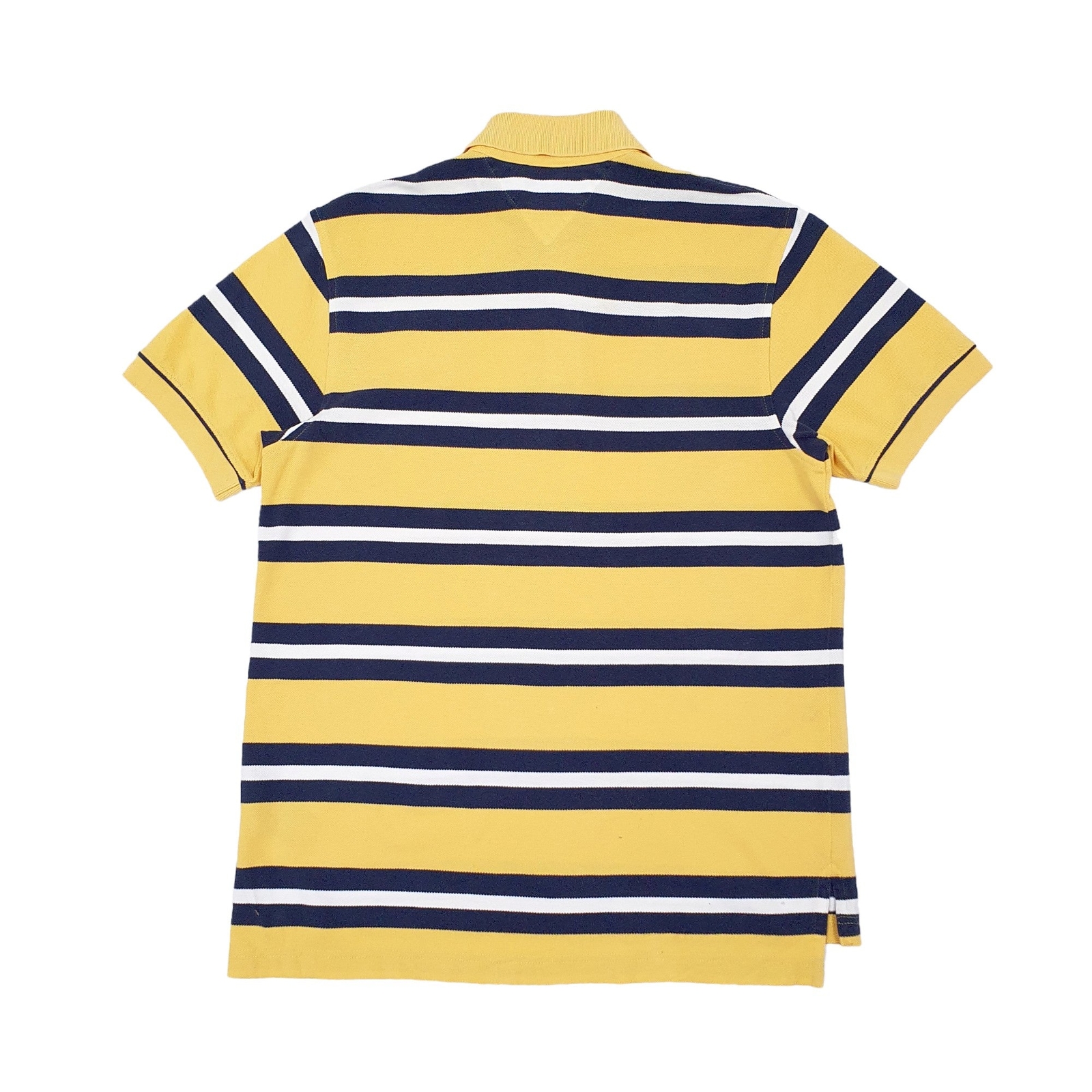 TOMMY HILFIGER Yellow Polo Shirt Short Sleeve Cotton Mens S image 2