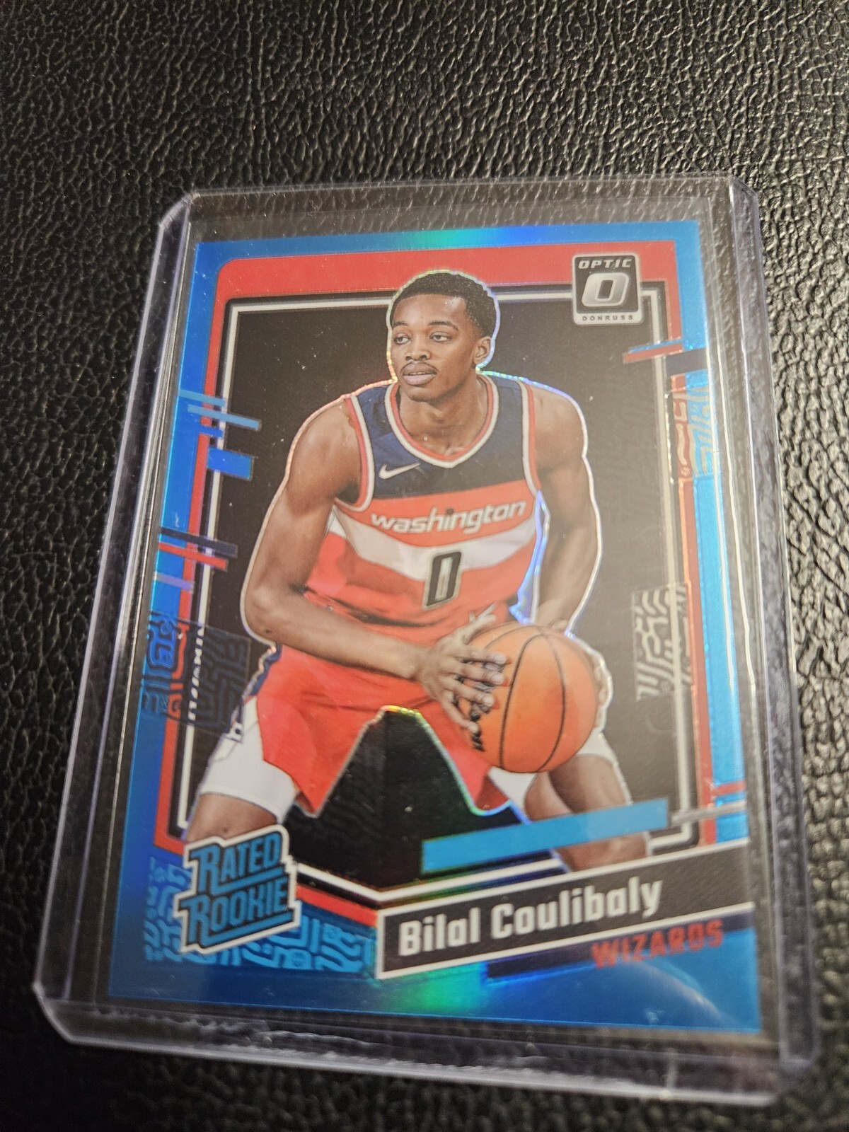 2023-24 Donruss Optic Bilal Coulibaly #243 RC Rated Rookie Aqua /249