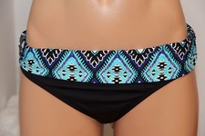 NWT Kenneth Cole Reaction Swimwear Bikini Bottom Size L OCN Banded