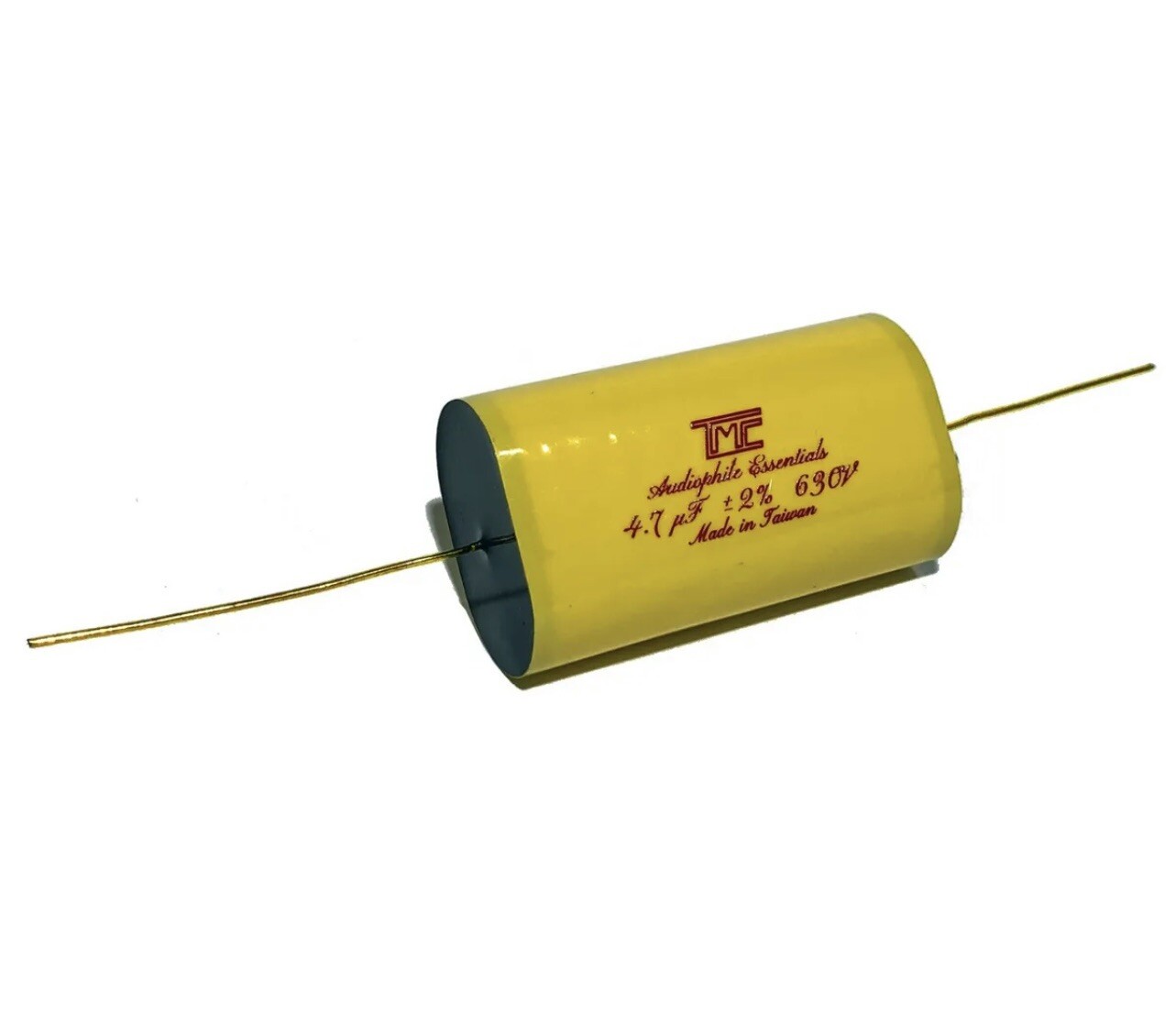 TMC AUDIOPHILE GOLD, MPA FILM CAPACITOR, 4.7uF ± 2, 630V, AUDIO