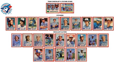 Topps Baseball Card Team Sets - Toronto Blue Jays - 1978 Thru 2025 - Picture 10 of 101