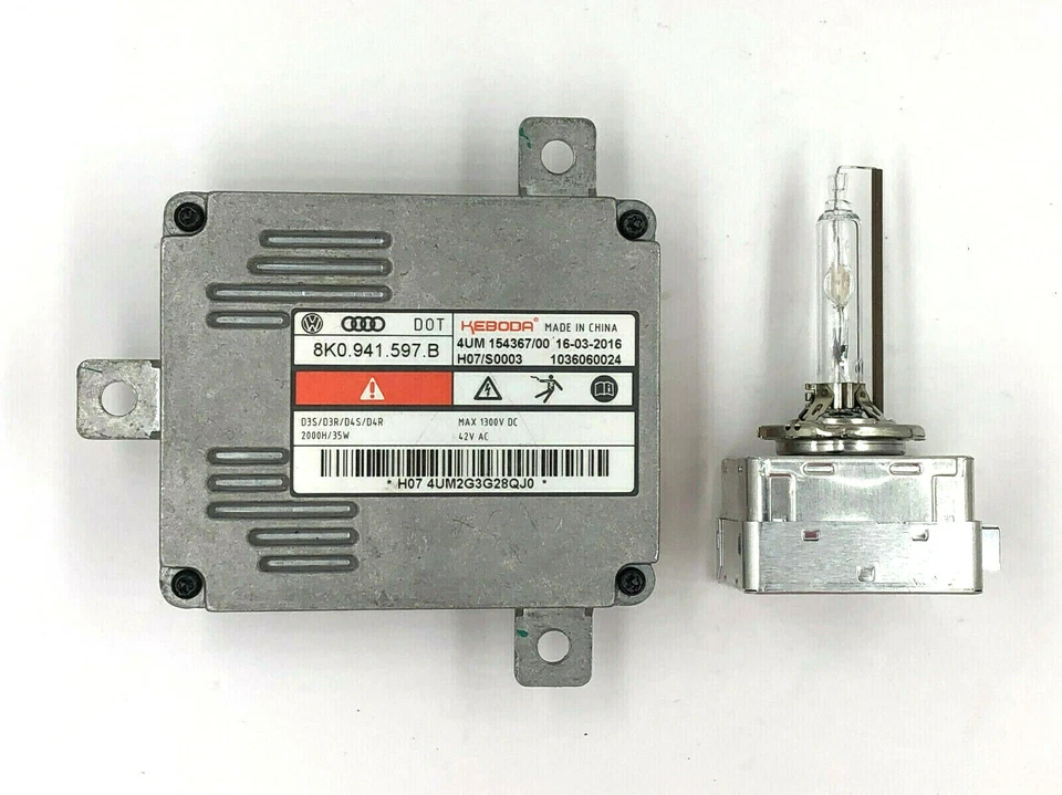 OEM Audi A1 A3 A4 A5 A6 A8 Q5 Q7 HID Xenon Headlight Ballast & D3S Bulb - Image 2 of 3
