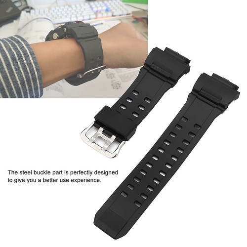 Resin PU Watch Strap Band Watchbands Fit for GW‑9400