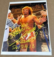 Tetsuya Naito Autograph Signed 4/13/2012 NJPW Polvo De Estrella Photo IWGP AEW✨