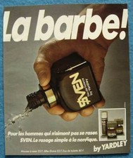 1979  Sven  By Yardley Eau de Toilette Paper Advertising