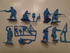 Conte Collectibles French Foreign Legion Plastic Figures 54mm Set of 8
