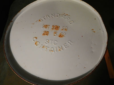 Vintage Kerosene (5 Gal.) Gas_Oil Container Can w/ Lid (KERO-SUN