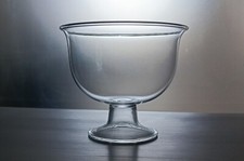 Tipetto Di Coppa Barovier In Vetro Trasparente Soffiato Firmato C. Toffolo