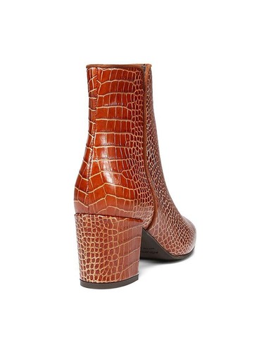 Croc Ankle Boot Bootie Brown 