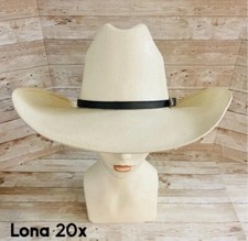 Unisex Cowboy Hat Size Medium Sombrero Vaquero De Lona Calidad Talla Mediana