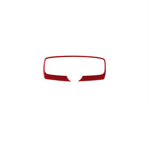Red Carbon Fiber Center Air Vent Outlet Panel Trim For Benz Smart Fortwo 2011-15 - Picture 6 of 9