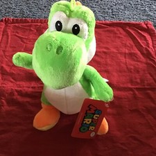 NINTENDO SUPER MARIO BROS YOSHI 10  PLUSH STUFFED DOLL NWT  L K 