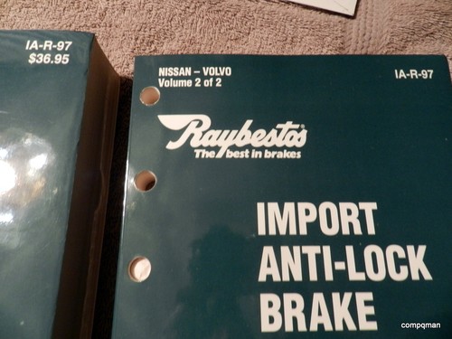 Raybestos Import Anti-Lock Brake systems Service Manual Set Copyright 1996 - Foto 5 di 6