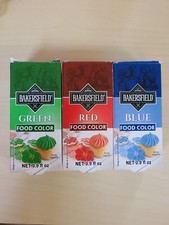 Food Coloring 3 Color Concentrated Liquid Food Colouring expires 01/2025