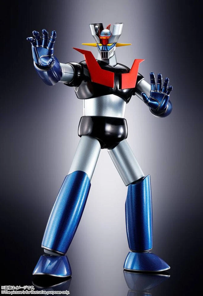 GX-105 MAZINGER Z (Kakumei Shinka) DIE CAST 16 cm Soul of Chogokin Robot BANDAI - Immagine 3 di 4
