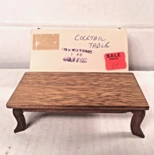 Concord Miniatures? COCKTAIL TABLE WITH Box VINTAGE Dollhouse ITEM  # 2766
