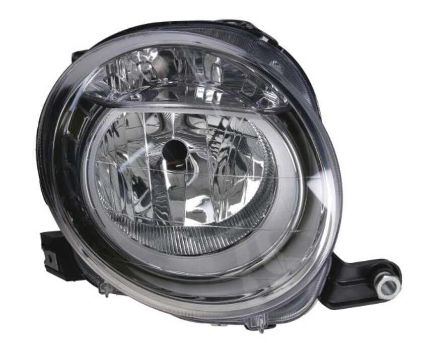 Phare avant droit électrique Fiat 500 de 2007 à 2015 avec moteur intégré H7