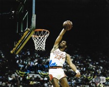 Larry Nance Signed 8x10 Photo Autographed BAS Phoenix Suns Dunk Contest 1984
