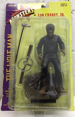 Sideshow 8  The Wolf Man Universal Studios Monsters Lon Chaney Jr. Cane Trap MOC