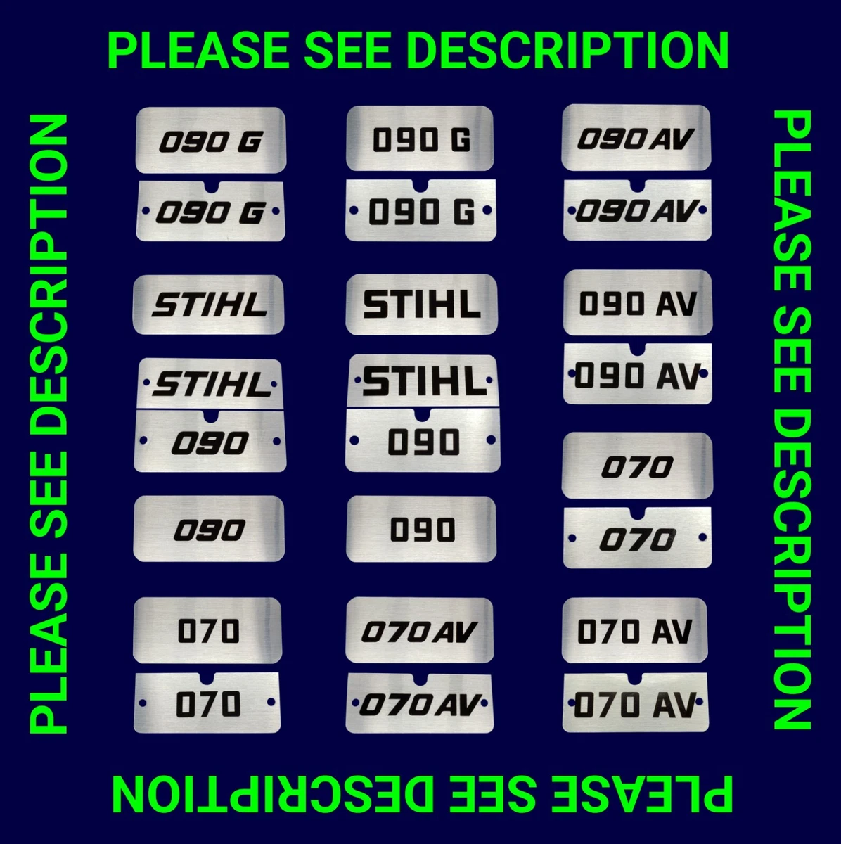 SEGA In Madre Per Catena Ruota Coperchio Adatto Per Stihl 070 090 AV Contra - Foto 9