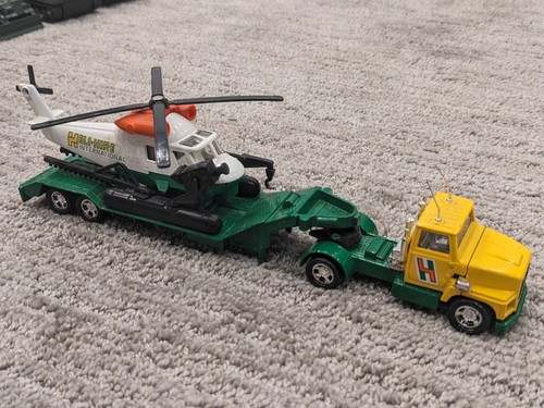 80's MATCHBOX SPEED KINGS K-92 FORD LTS HELICOPTER TRANSPORTER AWESOME!!!!