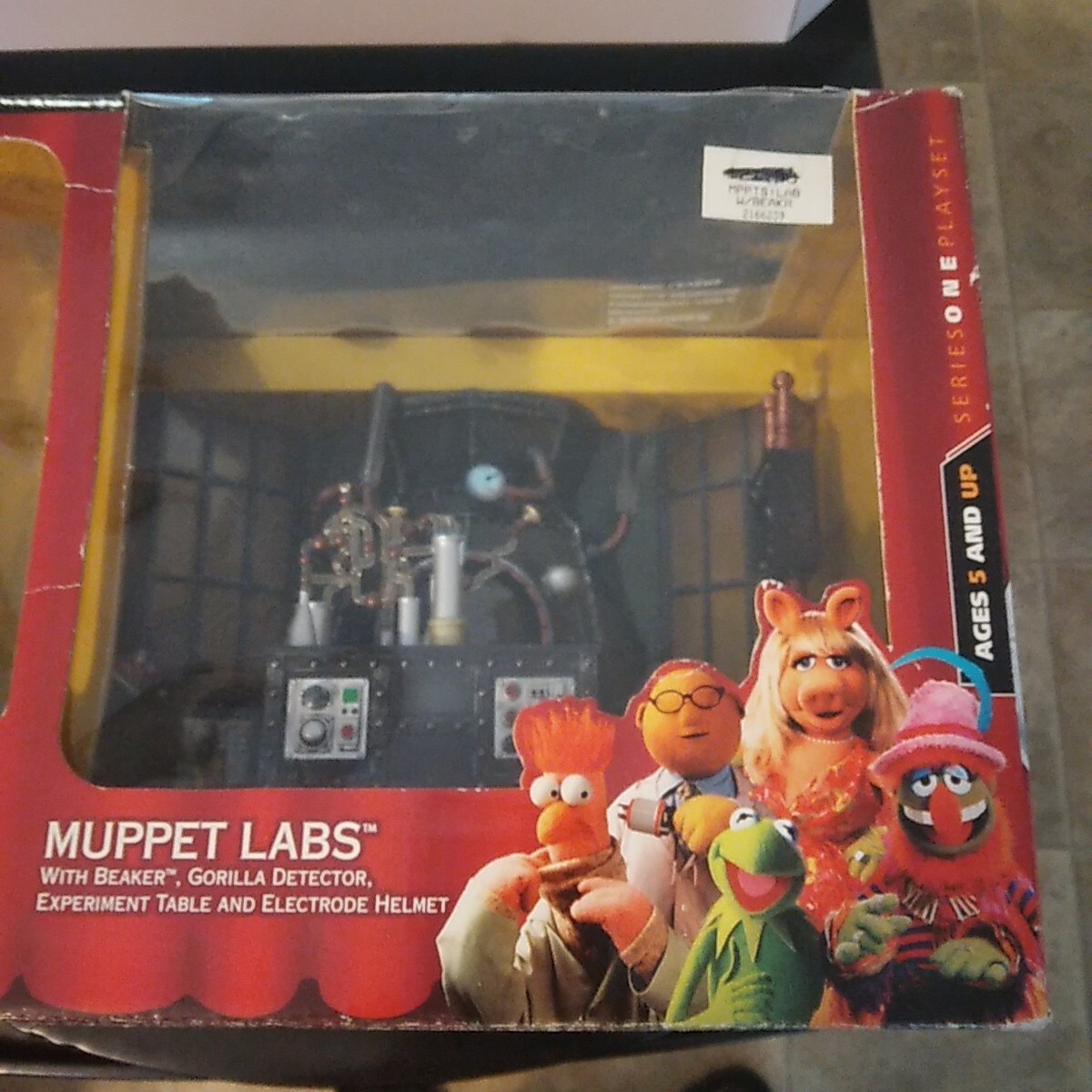 Muppet Show Palisades Muppet Beaker's Lab playset Show Box Set New