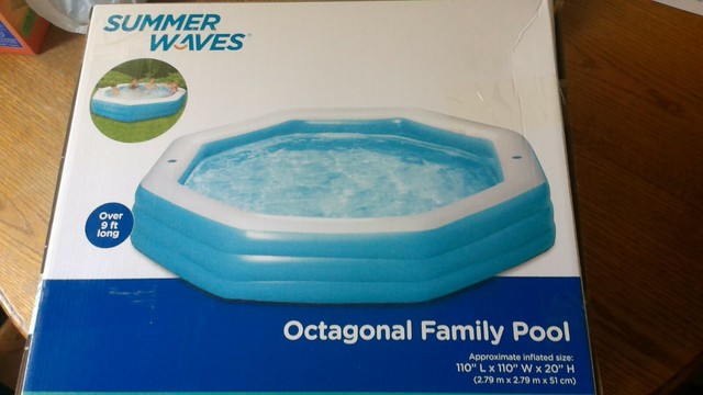 octagon inflatable pool