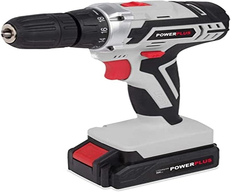 AVVITATORE A BATTERIA 16V 1 BATTERIA LITIO POWERPLUS