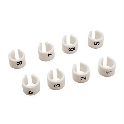 Mr. Gasket #4472 Ignition Spark Plug Wire Markers 8 mm 8 per set