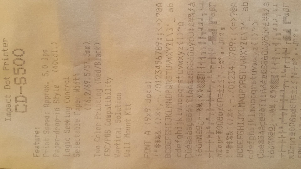 Print head Citizen  CD-S500/501/503 p/n NJ09701-0 - Image 4 of 4