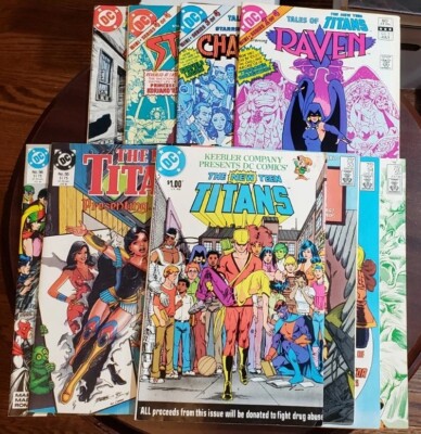 Tales Of The Teen Titans & New Teen Titans 10 Issue Comic lot! Wolfman & Perez!