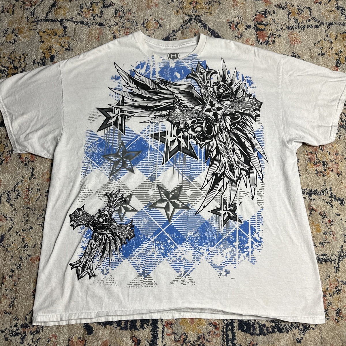 y2k lgb ifsix midas civarize クロス tシャツ Y2KクロスウイングビッグT – WEGO ONLINE STORE