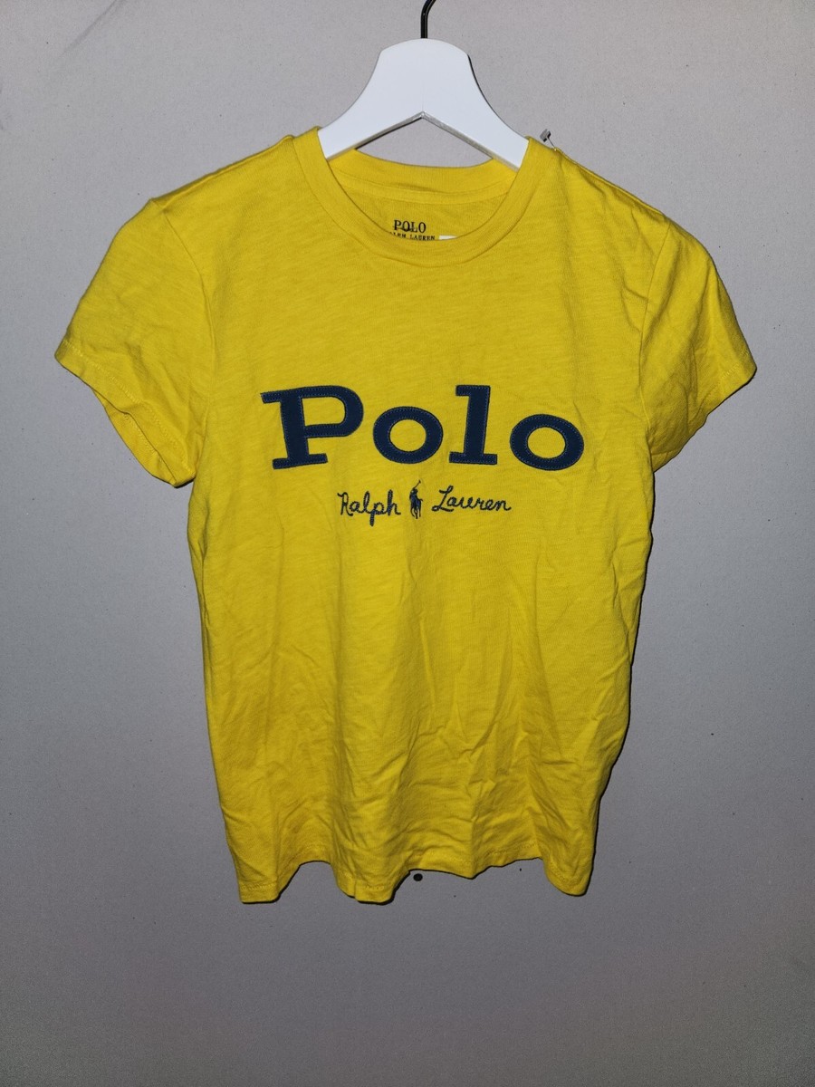 NWOT Ralph Lauren Polo Yellow & Black T-shirt - Women's XS