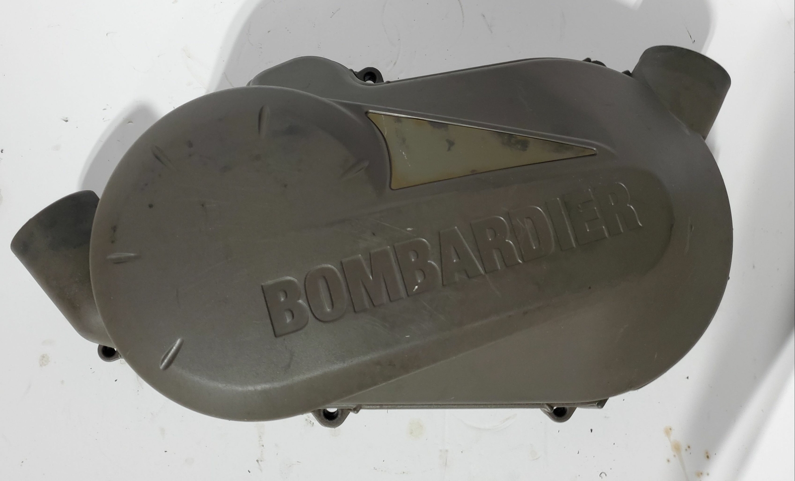 Can Am Belt Box Cover 7 Hole CVT Rotax Bombardier Grey eBay