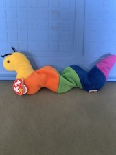 TY Beanie Babies Inch The Worm W/ Style Tag Retired DOB: Sept. 9th, 1995
