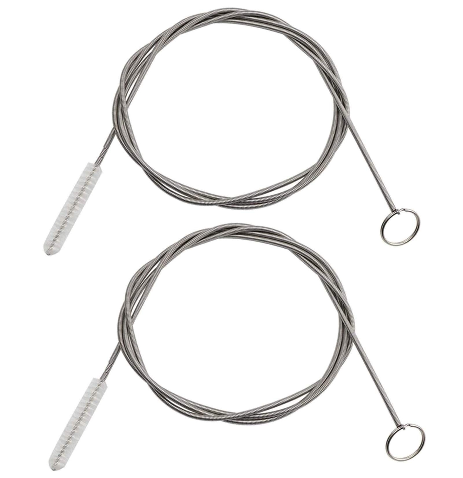2 Pack 60 Inch Long Flexible Tube Cleaning Brush Stainless Steel and Nylon Br...