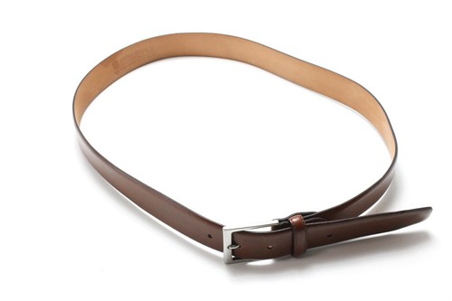 Ceinture Pour Homme Suitsupply - Tressée En Cuir - Boucle En Nickel Sans Cuir - Taille 95 Cm - État Occasion